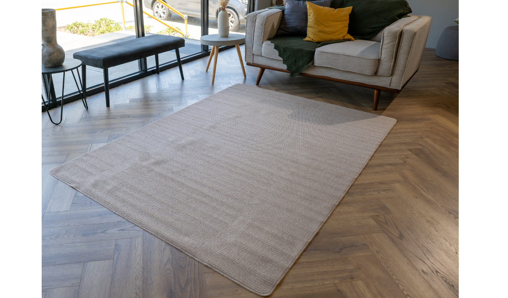 Callavi Beige Scandinavian Woven Rug