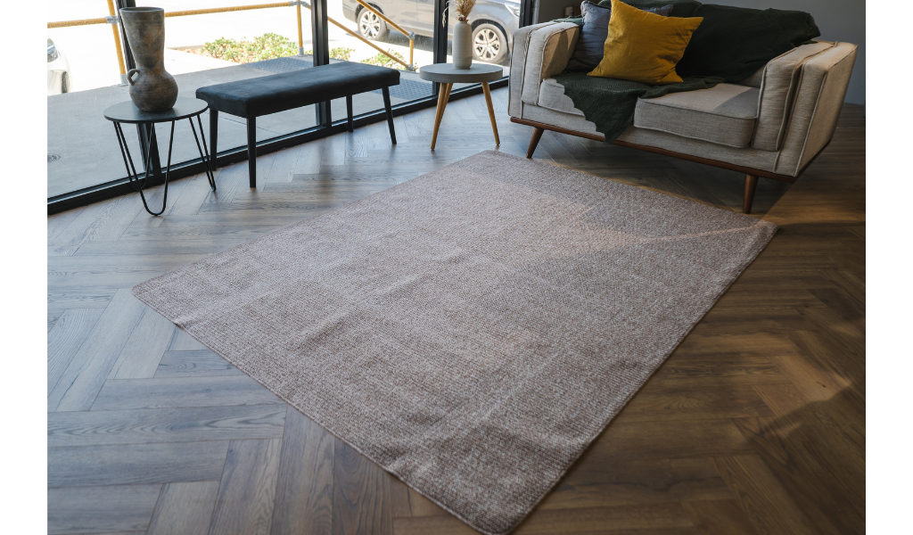 Callavi Brown Scandinavian Woven Rug
