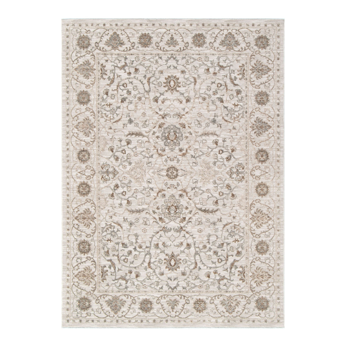 Del Ivory Floral Vine Rug