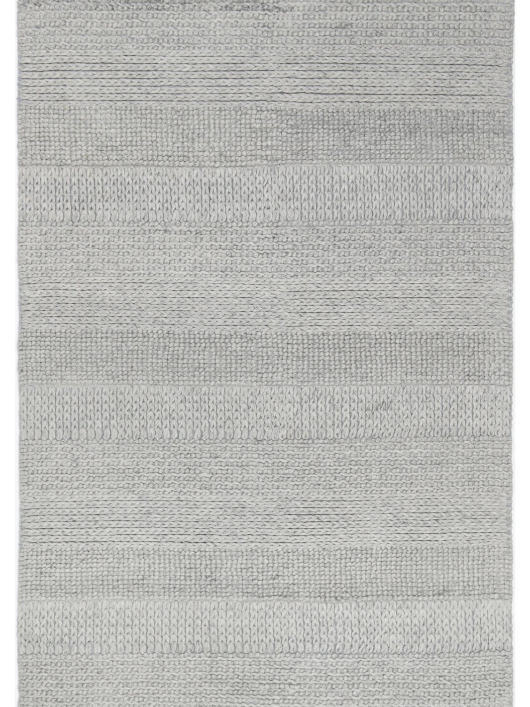 Halo Grey Multi Pattern Wool Blend Rug