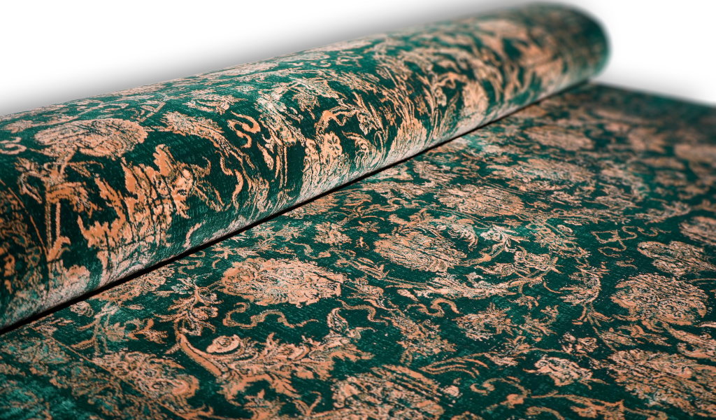 Hive Green Oriental Transitional Hallway Runner in 80 CM Wide
