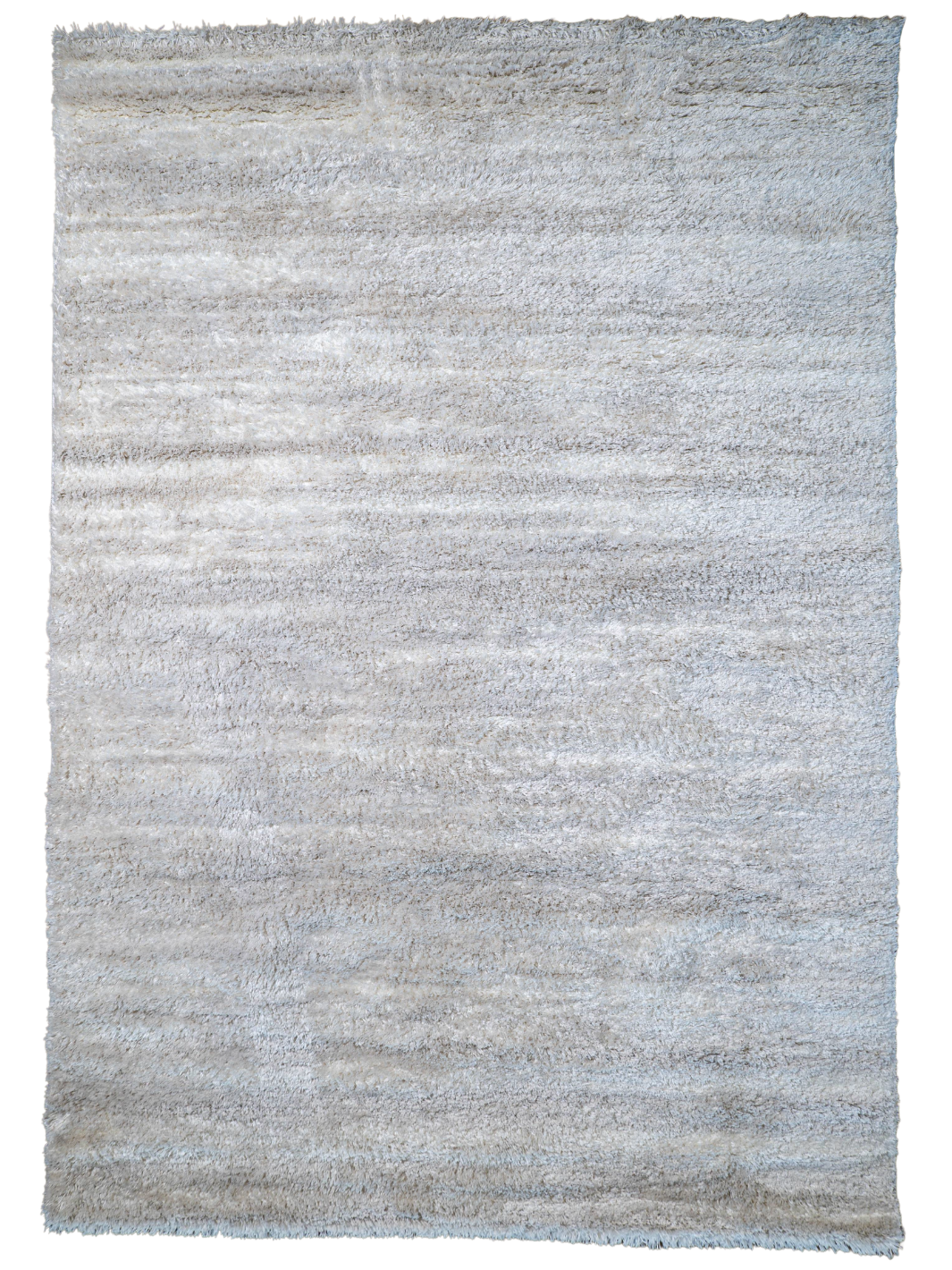 Jazz Cream Beige Textured Lines Modern Shaggy Rug