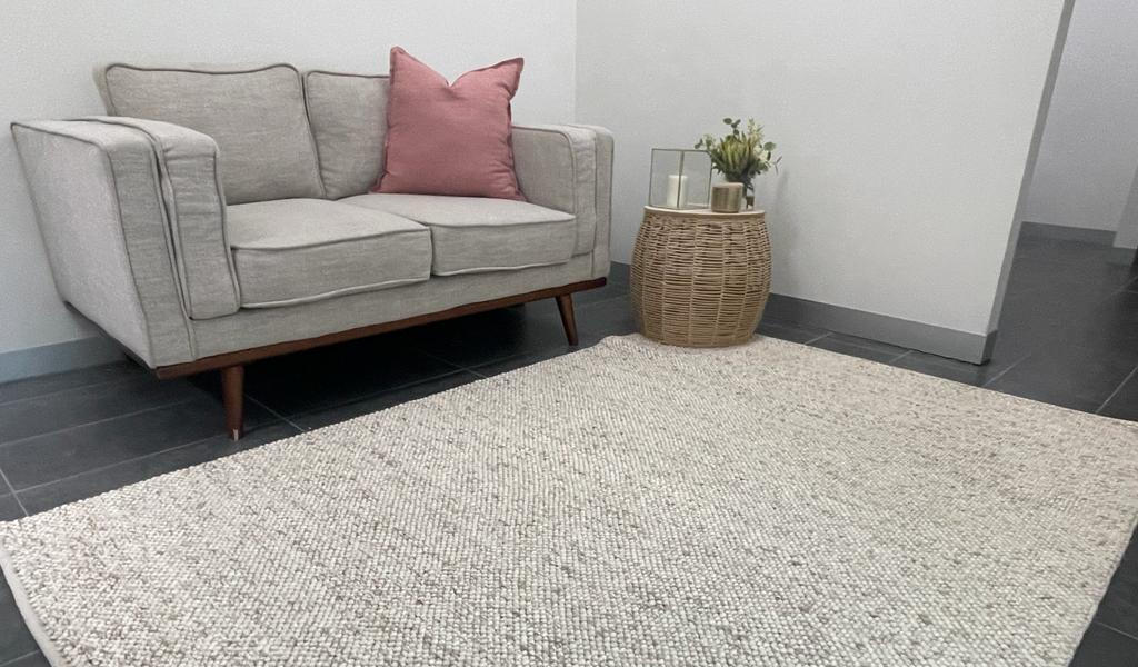 Lula Natural Ivory Wool Rug