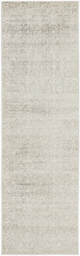 Awaken Silver Over Dyed Oriental Hallway Runner