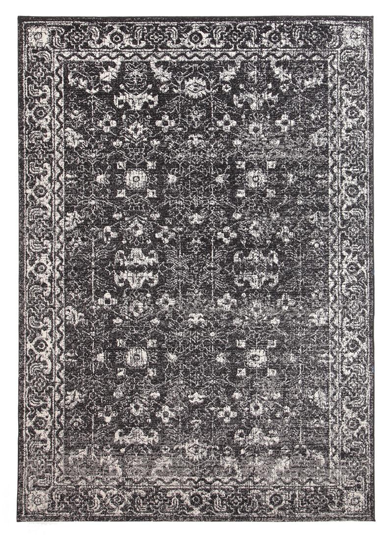 Awaken Charcoal Over Dyed Oriental Rug