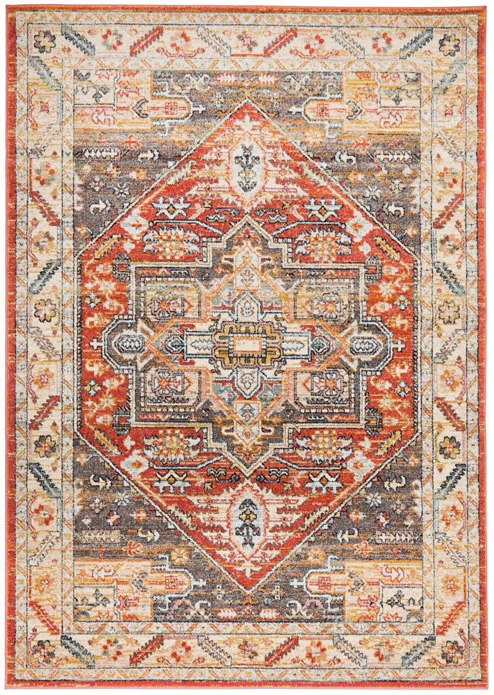 Heirloom Terracota Transitional Medallion Rug