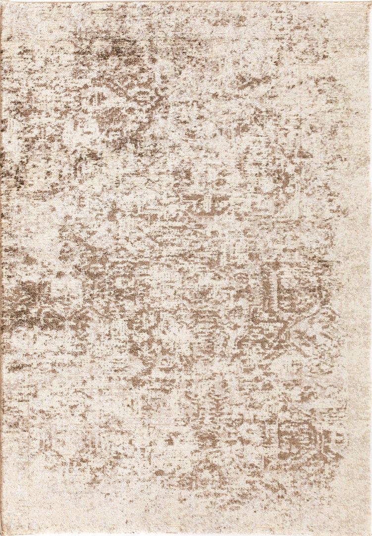 Kalypso Cream Abstract Faded Wash Rug