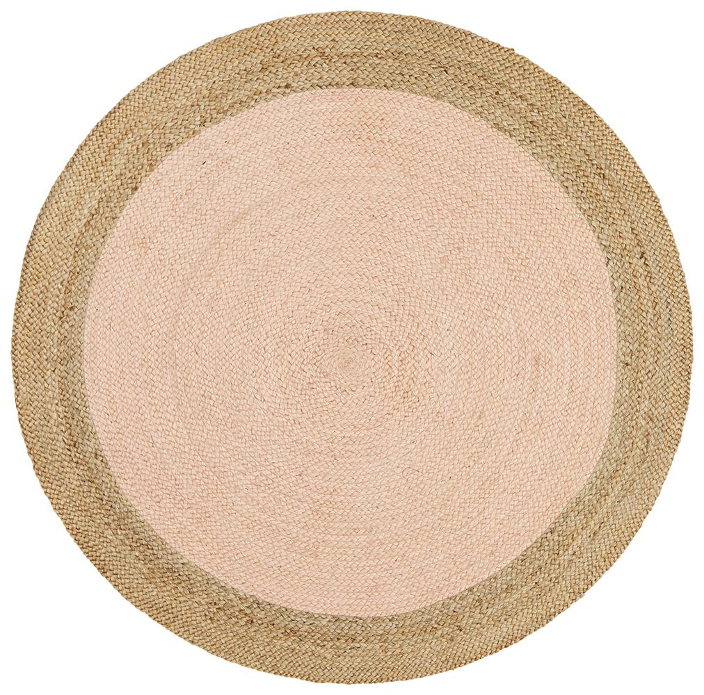 Polo Pink Jute Round