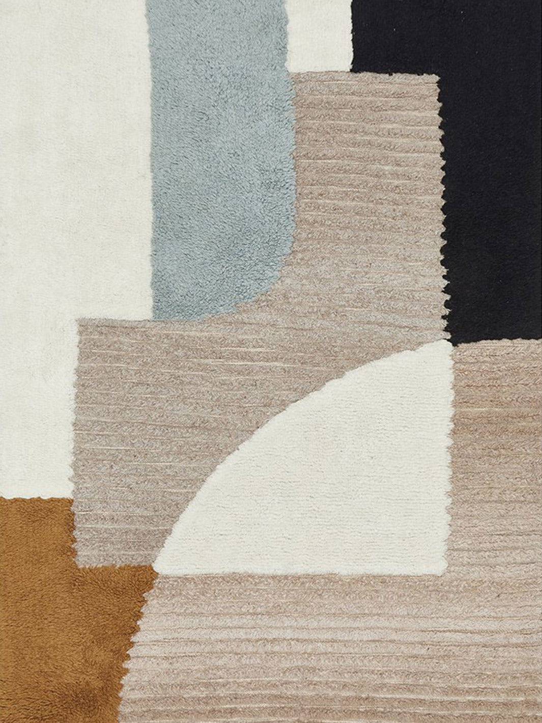 Samira Multi Colour Abstract Shapes Rug