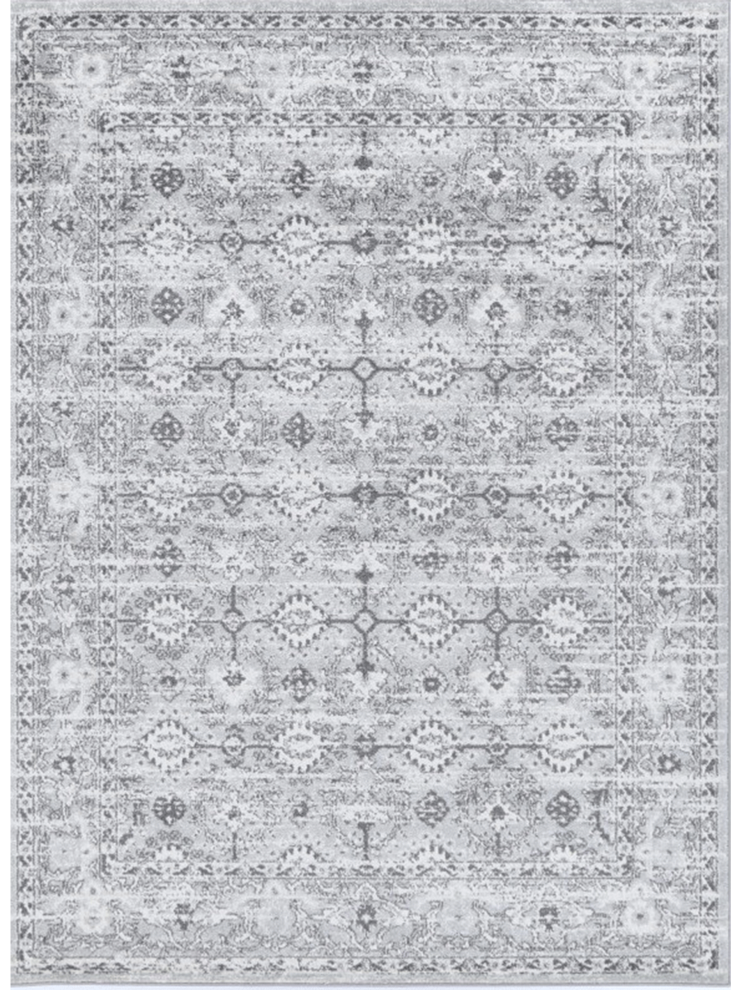Priscilla Grey Ivory Vintage Rug