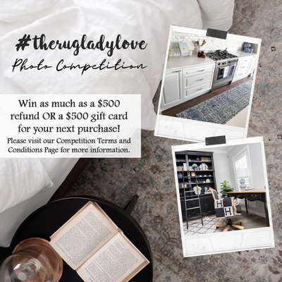 Win a refund OR a gift card of up to $500! Join #therugladylove Photo Competition today!