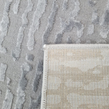 Costa Grey Abstract Lines Textured Rug