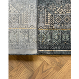 Hive Midnight Geometric Medallion Hallway Runner in 100 CM Wide