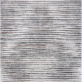 Urban Grey Ivory Linear Stripe Rug
