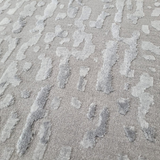 Costa Grey Abstract Lines Textured Rug