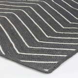 Amara Grey Chevron Natural Rug