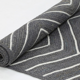 Amara Grey Chevron Natural Rug