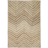 Amara Beige Brown Chevron Natural Rug
