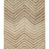 Amara Beige Brown Chevron Natural Rug
