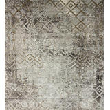 Ali Grey Distressed Tribal Rug