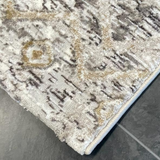 Ali Grey Distressed Tribal Rug