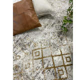 Ali Grey Distressed Tribal Rug