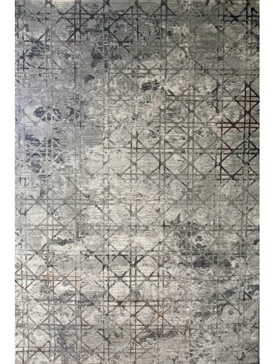 Ali Multi Geometric Diamond Lines Rug