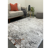 Ali Multi Geometric Diamond Lines Rug