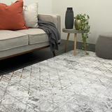 Ali Multi Geometric Diamond Lines Rug