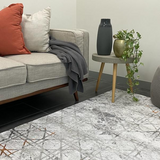 Ali Multi Geometric Diamond Lines Rug