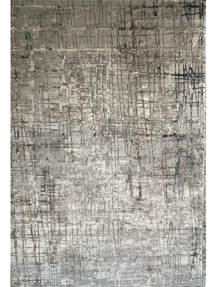 Ali Multi Blue Contemporary Stripe Lines Rug