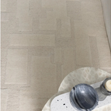 Isla Ivory Modern Textured Wool Rug