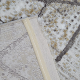 Ali Cream Vizon Distressed Abstract Rug