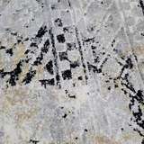 Ali Grey Black Tribal Pattern Rug