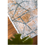Ali Grey Distressed Abstract Rug