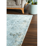 Ali Grey Distressed Abstract Rug