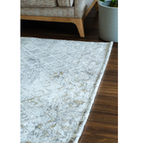 Ali Grey Distressed Tribal Rug