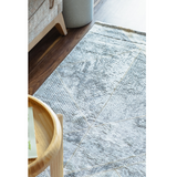 Ali Grey Gold Diamond Lattice Rug