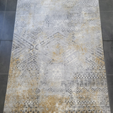Ali Grey Tribal Pattern Rug