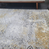 Ali Grey Tribal Pattern Rug