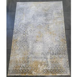 Ali Grey Tribal Pattern Rug