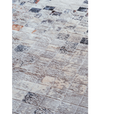 Ali Multi Modern Geometric Checkered Rug