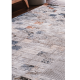 Ali Multi Modern Geometric Checkered Rug