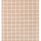Isla Rust Grid Pattern Wool Rug