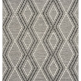 Anika Charcoal Diamond Trellis Wool Rug