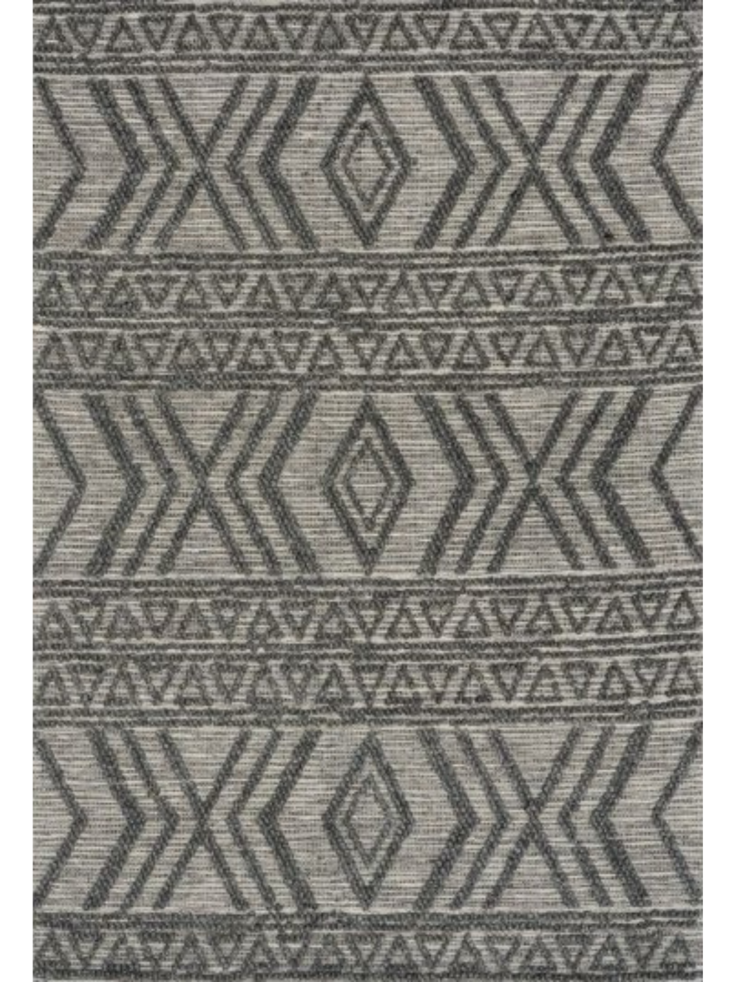 Anika Charcoal Tribal Wool Rug