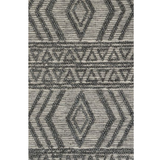 Anika Charcoal Tribal Wool Rug