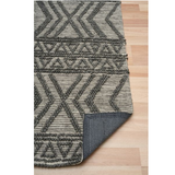 Anika Charcoal Tribal Wool Rug