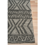 Anika Charcoal Tribal Wool Rug