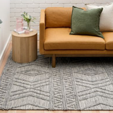 Anika Grey Tribal Wool Rug